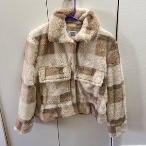Princess Polly super soft tan jacket